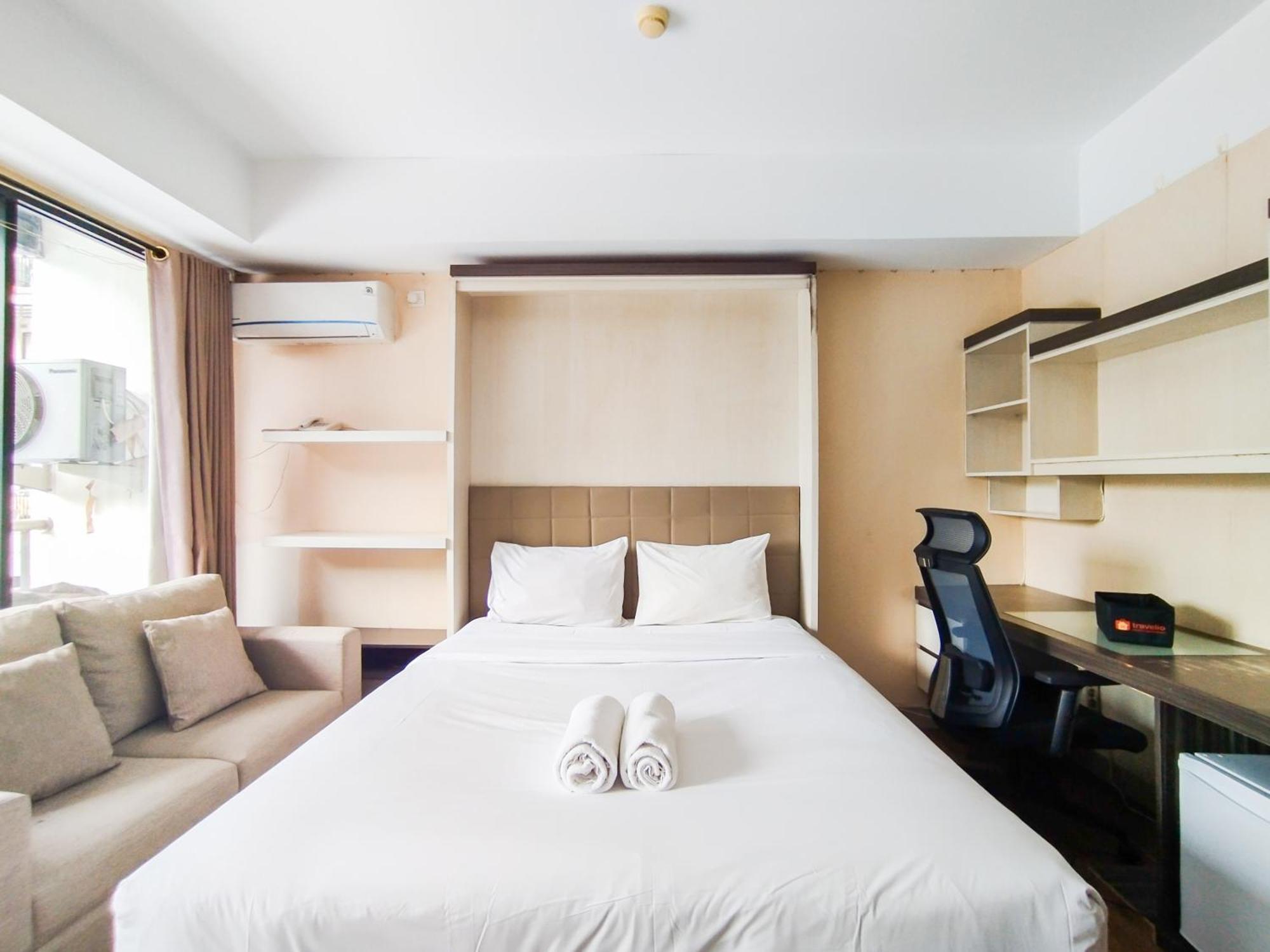 Simply And Comfy Studio Room Apartment Beverly Dago By Travelio บันดุง ภายนอก รูปภาพ